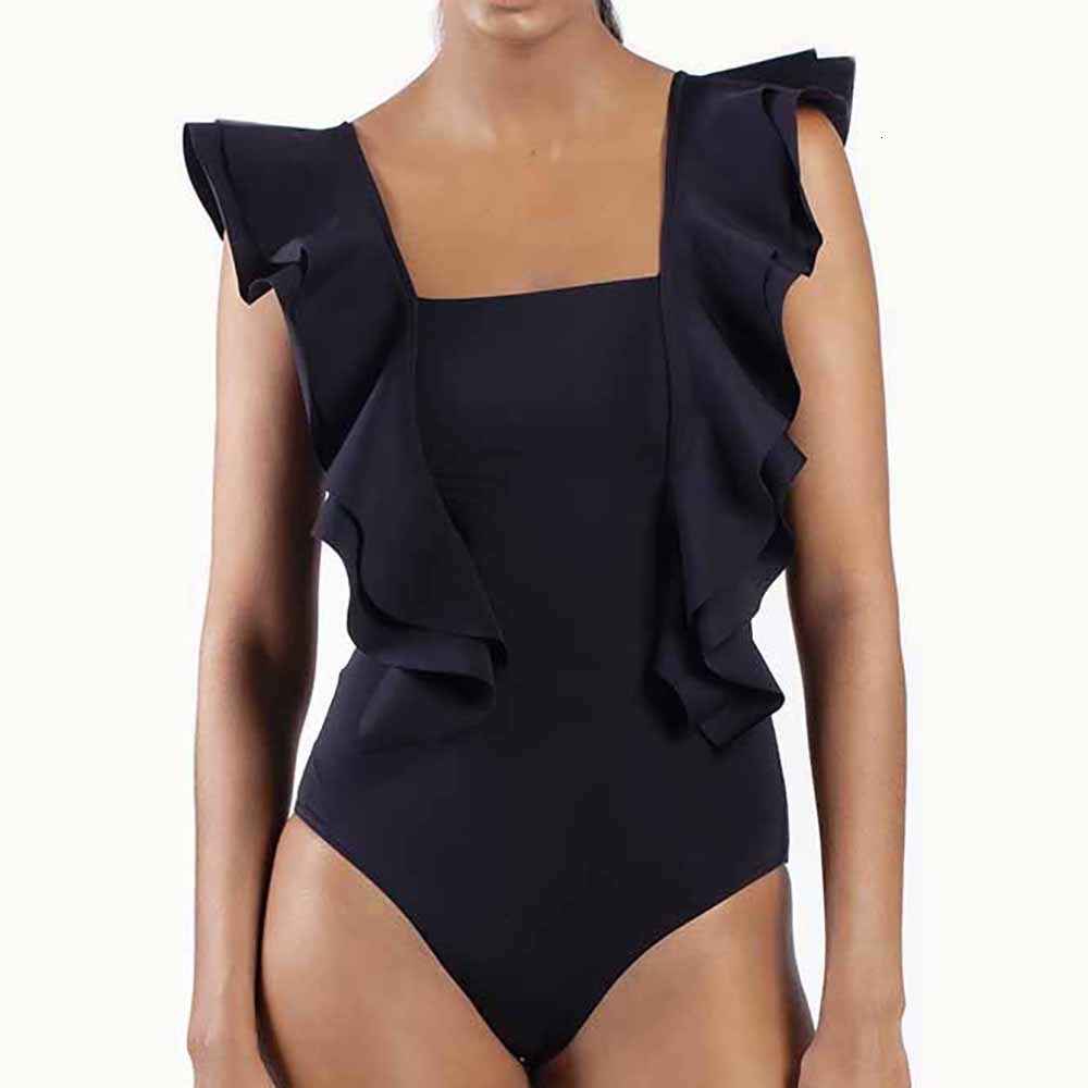 

Women's Swimwear Ruffled Solid Swimsuit Women's Summer Swiming Suit Luxury Shorts Bourkini Suit Surf Wear Swimwear For Girls 230414, White