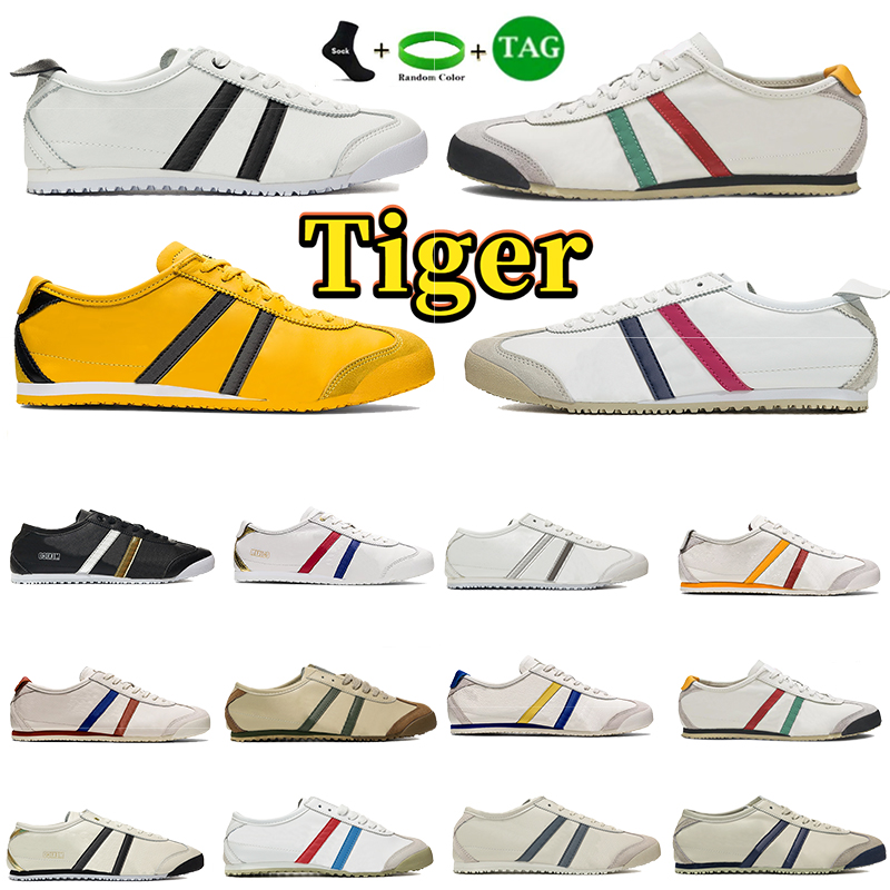 

Tiger Mexico Running Shoes Leather Lace-up mens Womens Sneakers birch green deep blue metallic gold Bruce Lee Cream Dark Grey beige navy red white blue Flat Sneaker, 11-beige navy red