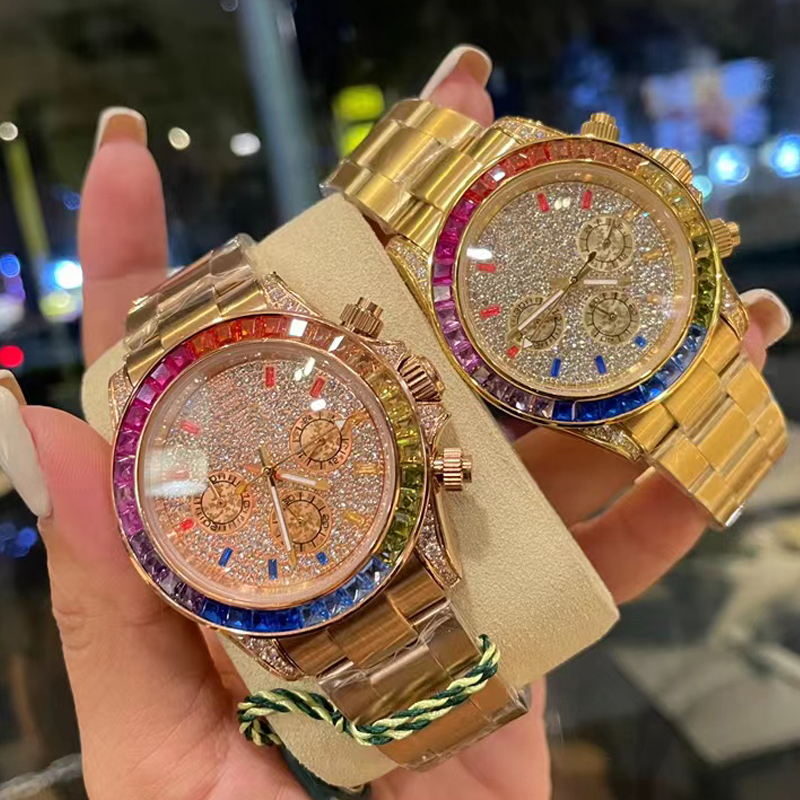 

Mens Watch Silver Case 40MM watches Crystal dial Automatic Mechanical Stanless Steel Fashion Sport Self-wind Watches Wristwatches, Extra for make the watch waterproof