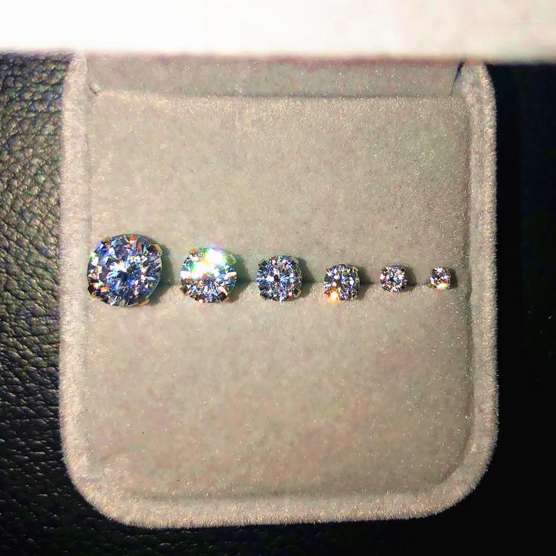 

Stud Earrings Elegant Crystal Strong Magnetic Ear For Women Zircon Clip Men Punk No Hole Magnet Non Piercing Jewelry