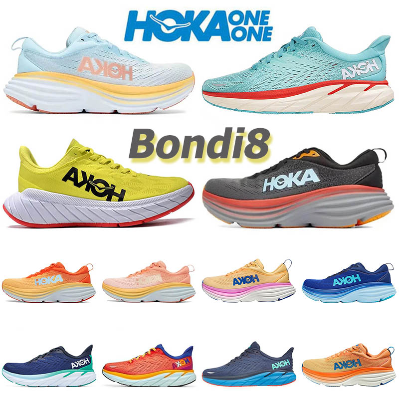 

Hoka Bondi 8 Clifton Athletic Shoes Runner News Hokas Carbon x2 Triple Black White Light Blue Outdoor Sports Designer Trainers Lifestyle Shock Absorption 36-45, Bondi8 (12) pink orange 36-40