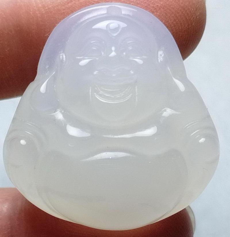 

Charms Wholesale Nateral Agate Pure Hand Polished Carving Laughing Buddha Pendant