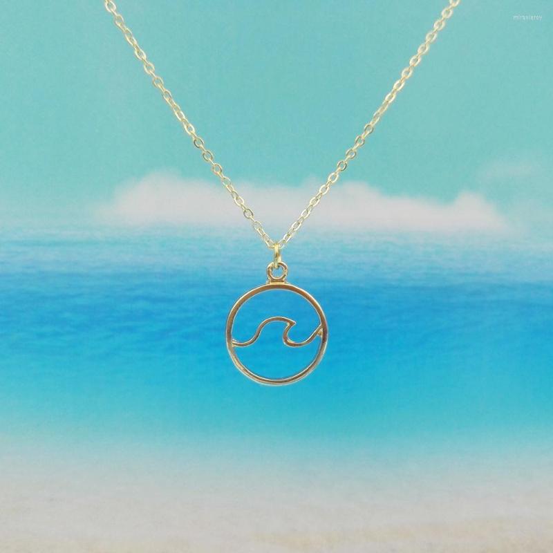 

Chains SanLan 1pcs Wave Surf Necklace Jewelry Mermaid Surfer Gift Ocean