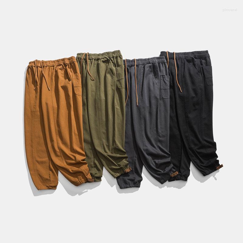 

Men's Pants Streetwear Mens Fashion Loose Casual Cargo Women Japan Korean Net Celebrity Cityboy Outdoor Trousers Male Cotton, Dark gray