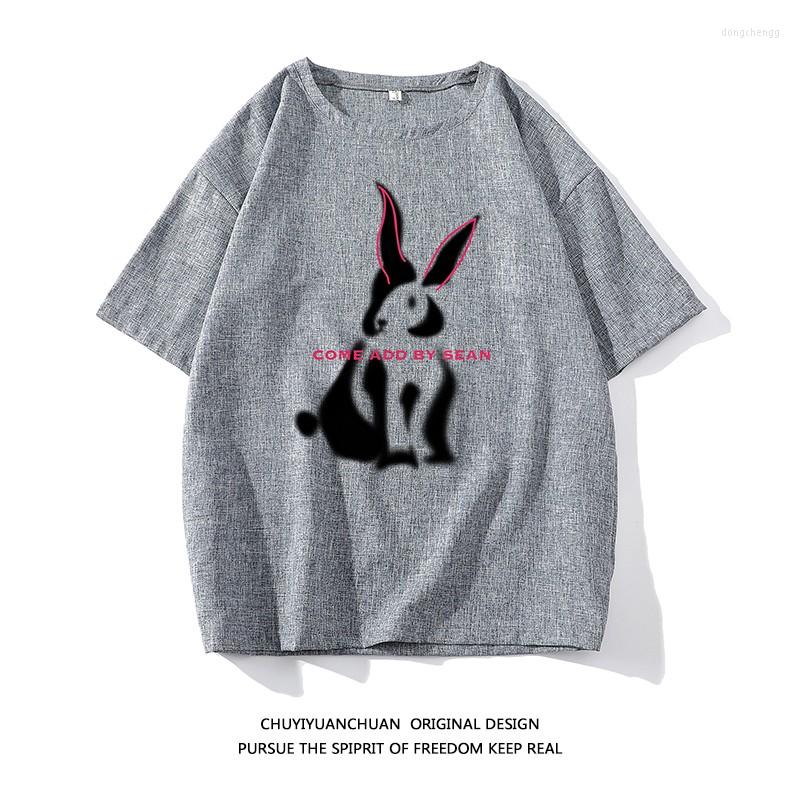 

Men' T Shirts Trend Printed Oversized Clothing Men' Cotton Linen Shirt Gentlemen' Classic Top For Relaxed Comfortable, Black