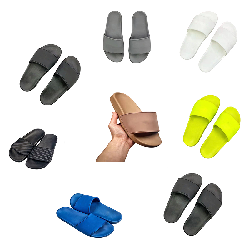 

Pool Womens Slippers Style Sandals Colour Black White Blue Grey khaki Yellow Rubber Shoes Size 35-45, Colour4
