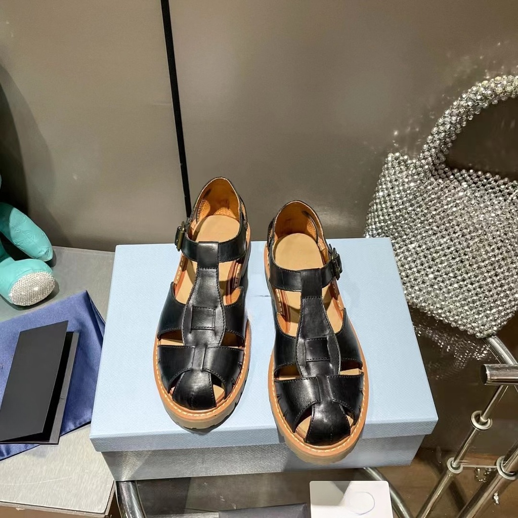 

2023 Summer Designer Sandals luxury Retro Woven Sandals beach outdoor indoor casual sliders Famous Brand platform heel size 35-41 designer shoes, Brown