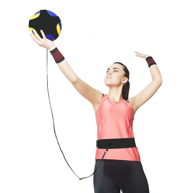 

Balls ADVolleyball Practice Belt Adjustable Volleyball Training Equipment for Serving and Arm Swing Trainer 230413