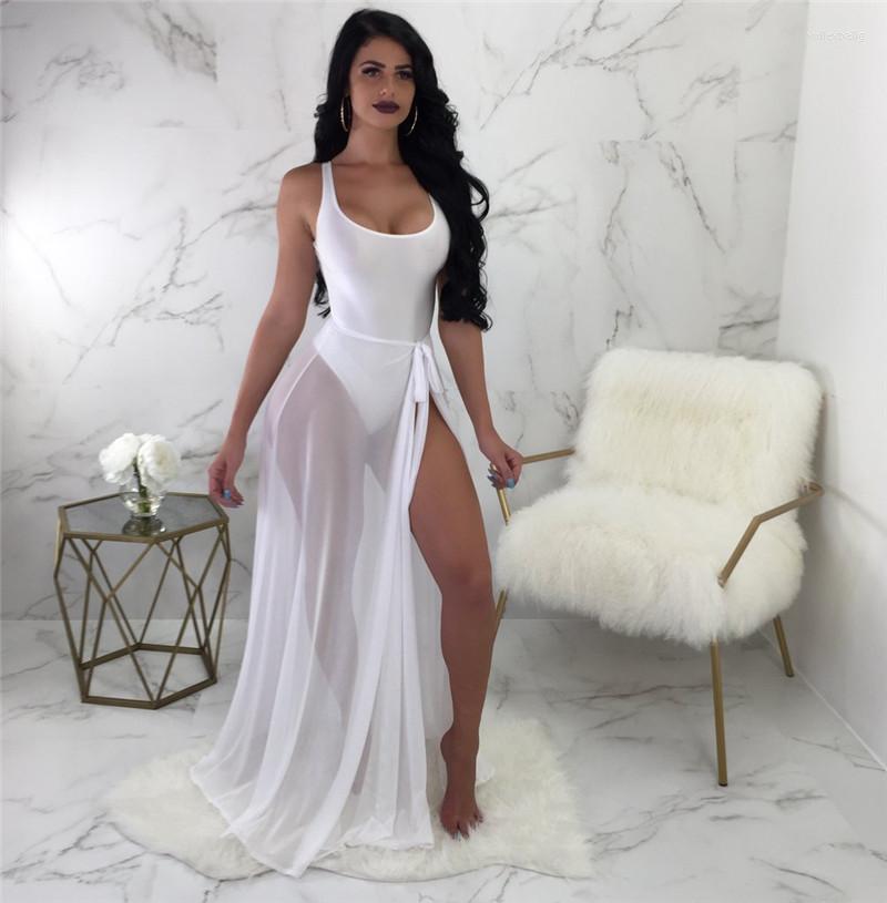 

Women' Swimwear 2023 Boho Sexy Mesh Bikin Cover-up Beach Cover Up One Piece Bodysuit Bikini Bottom High Waist Skirts Women Summer Swimsuit, Bodysuit and coverup