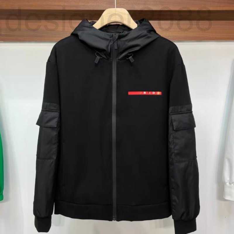 

Men's Jackets Designer Jacket Casual Cardigan Coat Men Women Loose Windbreaker Classic Hoodie Autumn Outdoor Sportswear Pd9a, Black
