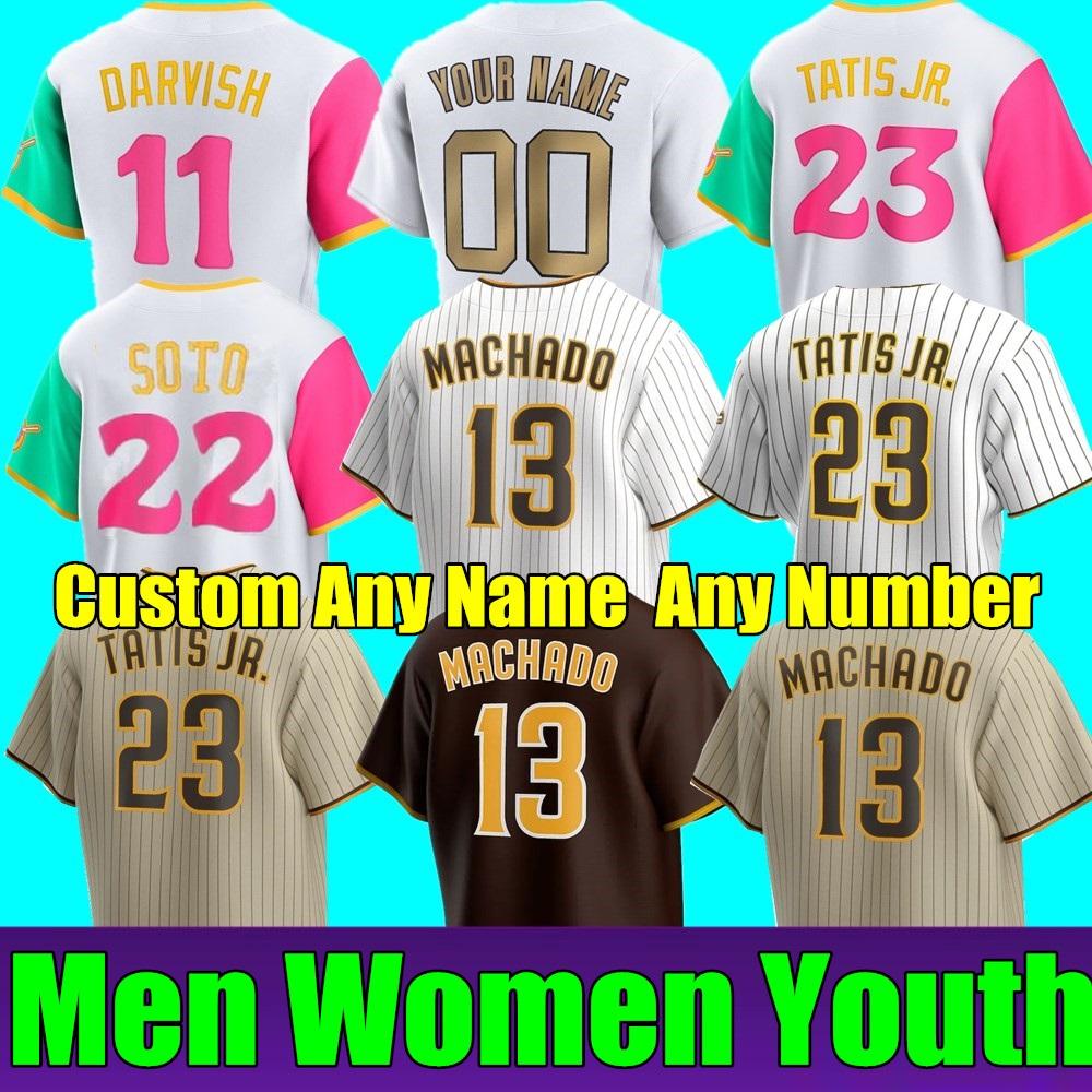

New 2022 City Connect San Diego Men Women Youth Baseball Jerseys 23 Fernando Tatis Jr. Manny Machado 9 Jake Cronenworth Padres Tony Gwynn Di