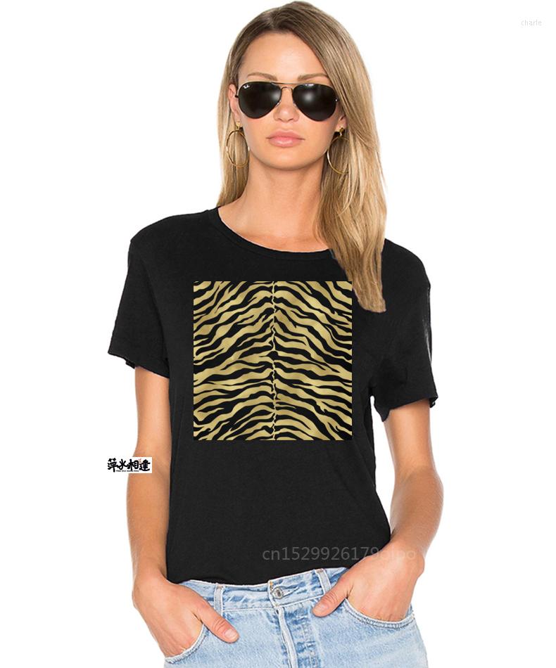

Men's T Shirts Arrival Gold Tiger Stripes Animal Print Men T-shirt Cool Tops Pure Cotton Tee Simple Style O-neck, Gray(women)