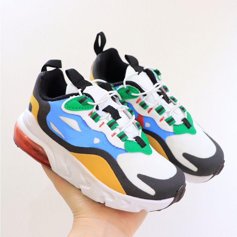 

New Infant 270S 27c ts Multicolor Kids Running Shoes Brig Blue Void Game Royal Mist Small Big Boys Girls Girls Children Black Sneakers Shoe EU25-35