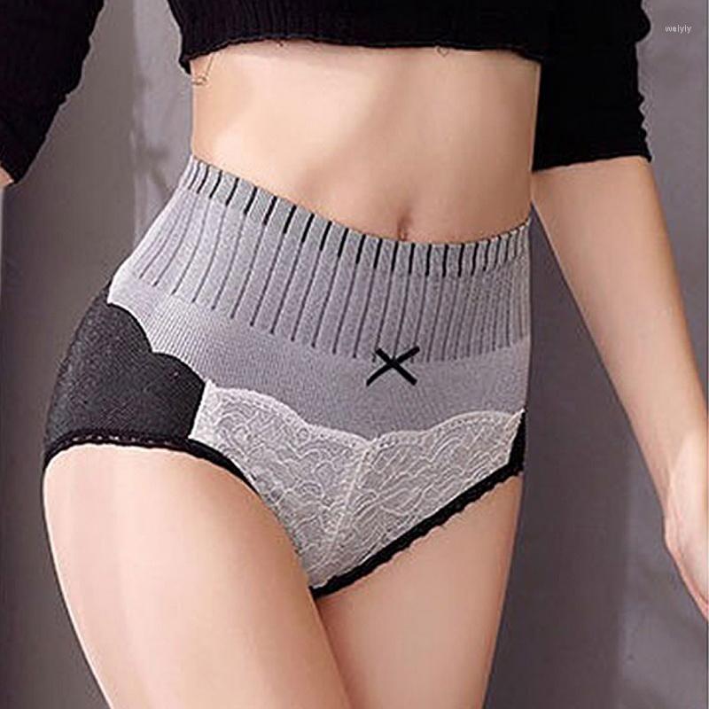 

Women's Panties High Waist Body Shaper Women Tummy Control Pantie BuLifter Shapewear Cotton Crotch Slimming Thermal Underwear Seamless, 888blue