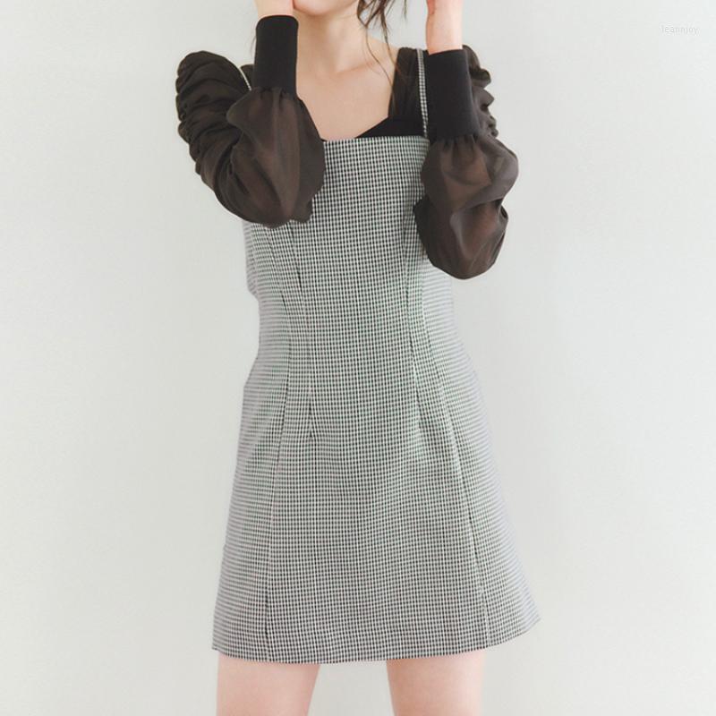 

Casual Dresses Japan Style Chic Stripe Dress Women Feminino Back Hollow Out Spaghetti Strap Elegant Spring Summer 2023 Robe Femme, Black
