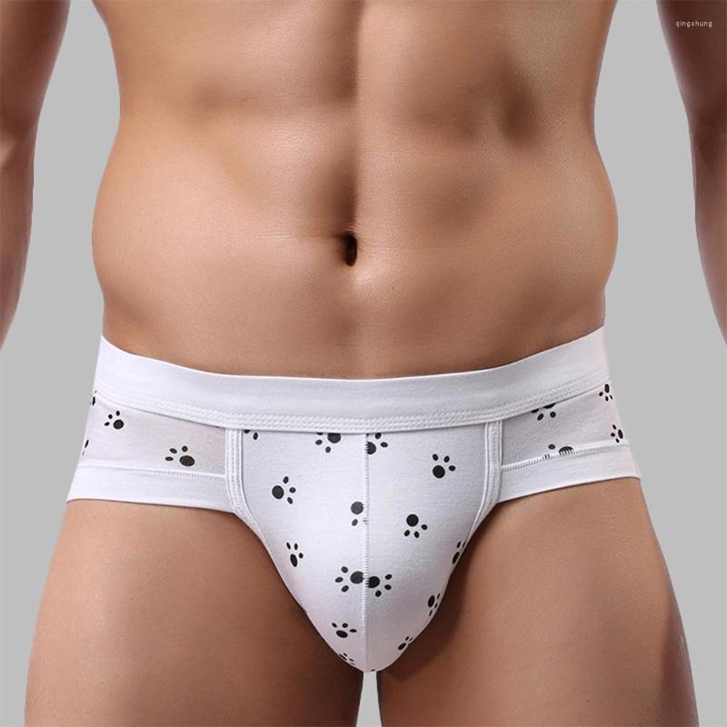 

Underpants Men Sexy Underwear Modal Breathable Stretch Briefs Young Gay Cuecas Low Waist U Convex Pouch Shorts Calzoncillos Hombre, Lattice