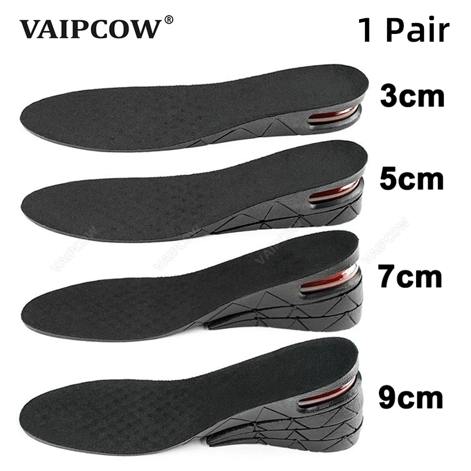 

Shoe Parts Accessories 3 9cm Invisible Height Increase Insole Cushion Adjustable Heel insoles Insert Taller Support Absorbant Foot Pad 230414