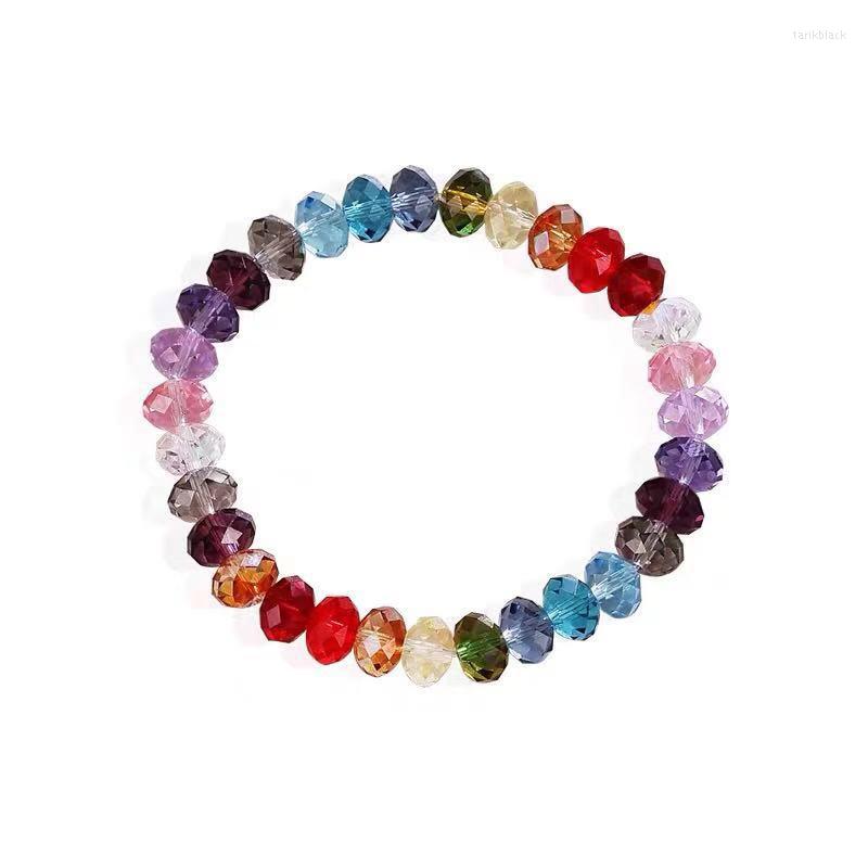 

Strand Colorful Beads Lucky Bracelets For Women Jewelry Accessories Free Drop