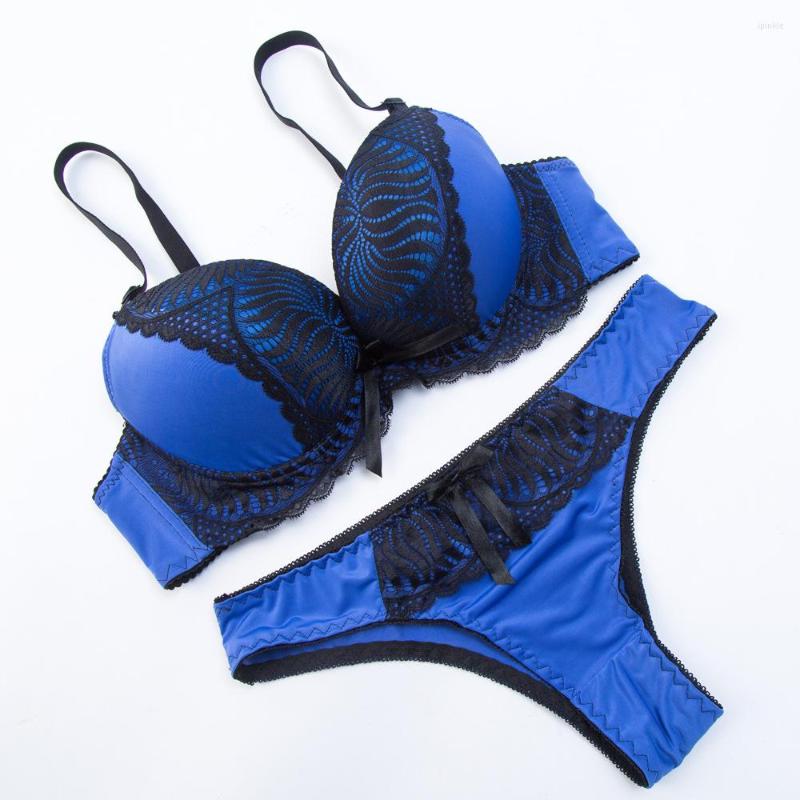 

Bras Sets Bra Bikini Suit European And American Gathering Underwear Lace Lingerie Sexy Lingere Set, Beige