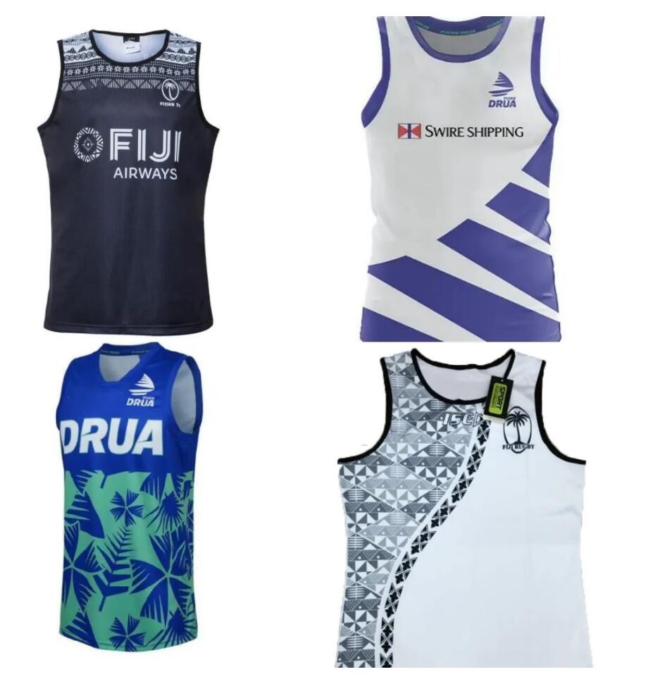

22 23 TONGA Fiji Drua Rugby Jerseys NEWZEALAND maori Airways New Adult Flying Fijians 22 23 Maglia Tops bshorts vest -3XL, Black