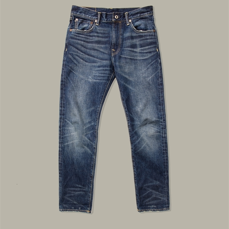 

Men's Jeans 511XX-0009C Red Tornado Good Quality Washed Slim Fitting Denim Pants 100% Cotton Heavy Thick Jean 16oz 230414, Light blue
