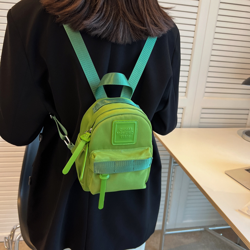 

Waist Bags Mini Backpacks For Women Kawaii School Backpack Girls Green Shoulders Bag Travel Knapsack Crossfit Packbag Korean Purse Ins 230414, Black backpack
