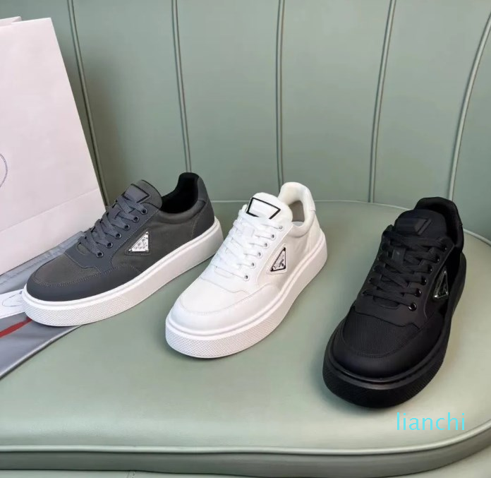 

Sneakers Shoes Men's Re-Nylon Technical Fabric Casual Walking Rubber Sole Party Wedding Runner Trainers EU46