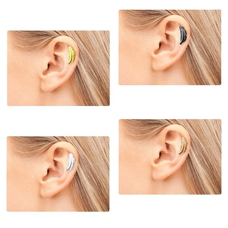 

Stud Earrings Body Jewelry Earbone Stainless Steel Accessories Feather Piercing