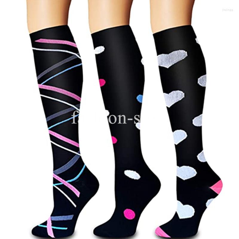 

Men's Socks Compression Varicose Veins Edema Diabetes Outdoor Men Women Running Hiking Sports, Fys001-171