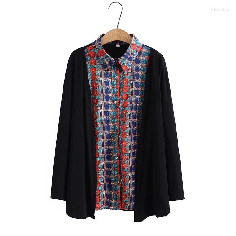 

Women's Blouses Plus Size XXXL 4XL  6XL Shirt Women's Large Long Sleeved Loose Cardigan Womens Women Clothing, No. 3 color