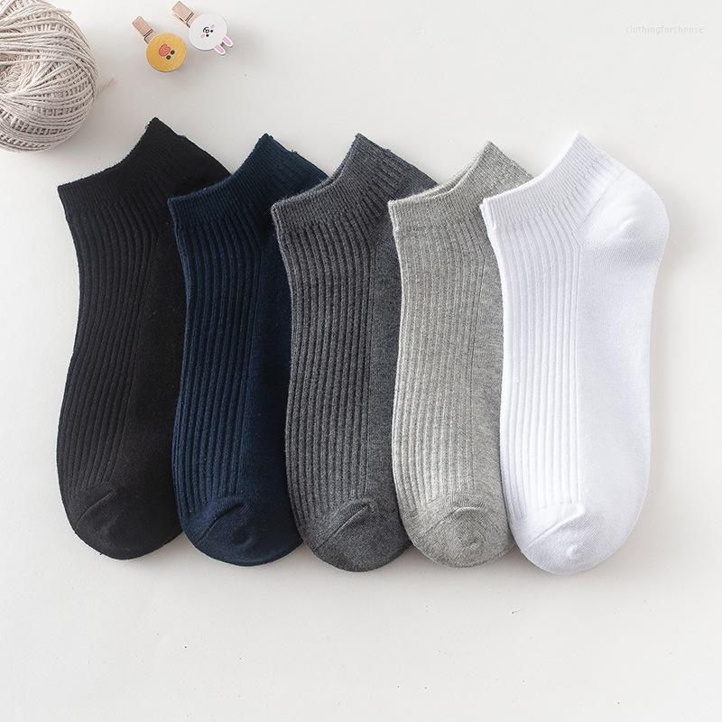 

Men's Socks 10Pairs/lot Men's Cotton Breathable Striped Comfortable Black Business Solid Color Male High Quality