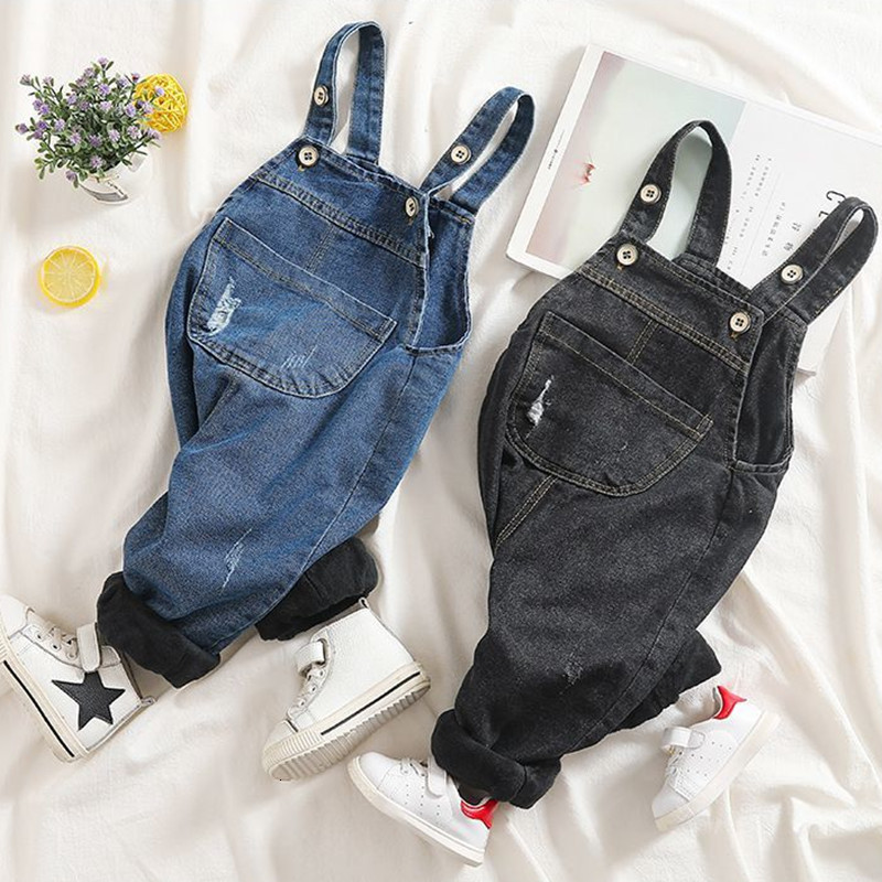 

Overalls Baby Boy Girl Denim Pants Suspender Pants Buttons Loose Fit Solid Color Trousers with Pockets Toddler Adjustable Buckle Outfit 230414, Blue