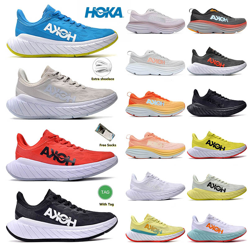 

2023 Hokas Running Shoes Hoka Designer Trainers Bondi 8 Carbon X2 Clifton Accepted Lifestyle Shock Absorption Highway Designer Womens Mens Shoes Size 36-45, C2