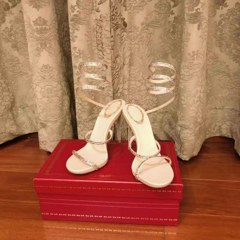 Chaussures de mariage parfaites pour femmes, sandales à strass, chaussures d'été Margot Jewel, chaussures pour femmes, talon serpent en cristal,