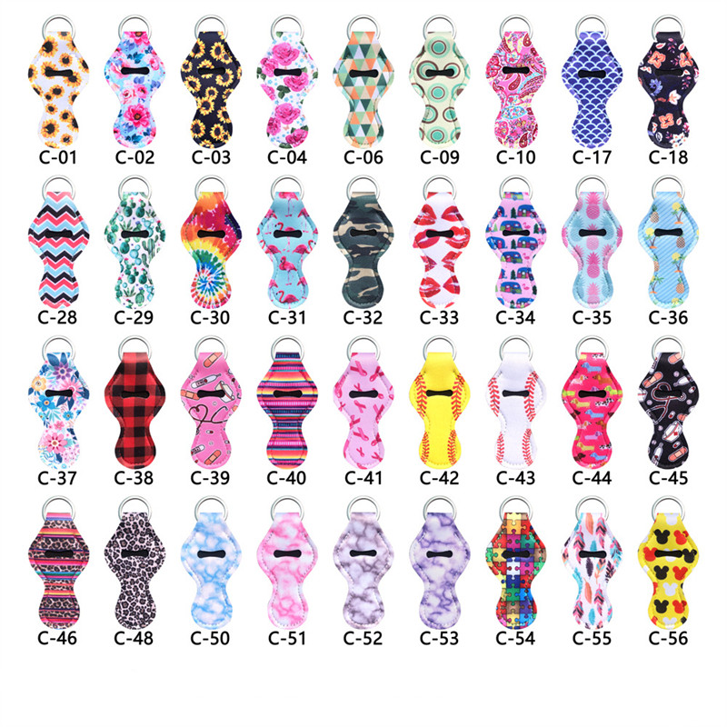 

Chapstick Holder Keychain Party Favor Lip Balm Holder with Clip Chapstick Lipstick Holder Bulk for Keychain