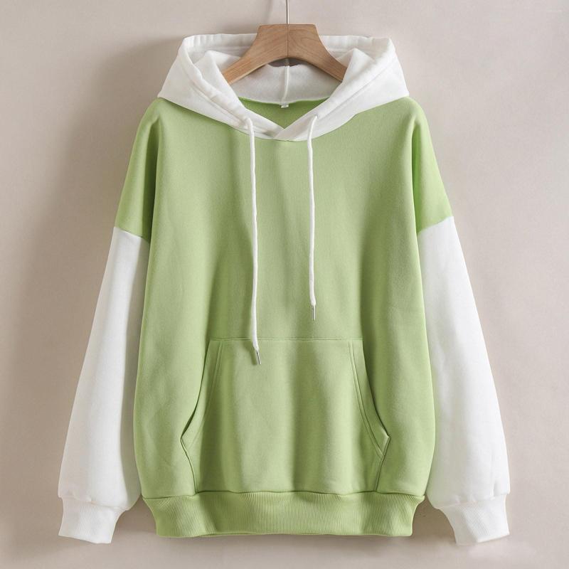 

Women's Hoodies Zippe Fast Delivery Womens Casual Strap Blouse Long Sleeve Splice Hooded Sweatshirt Tops Jacket Women, Orange