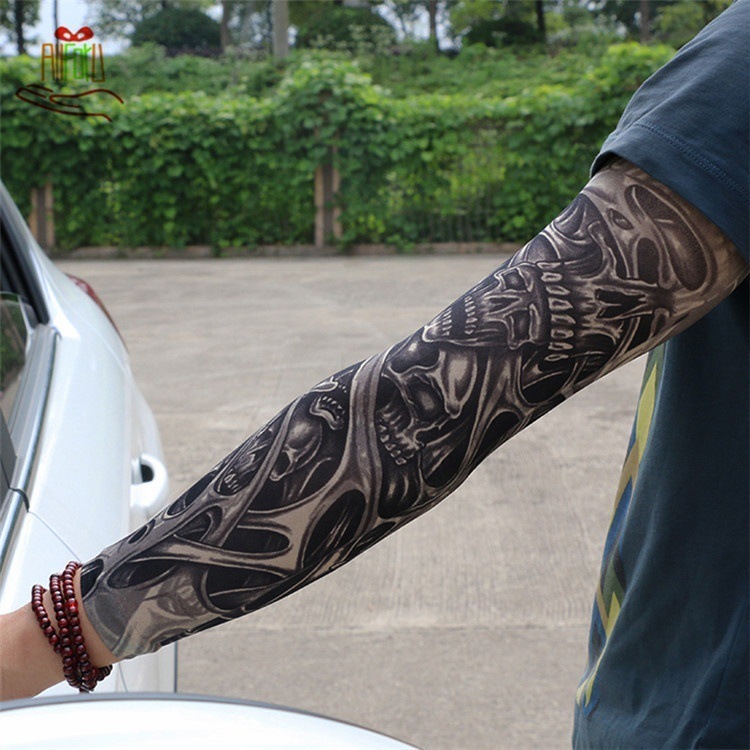 

Sleevelet Arm s Men's Ice Sun Protection Oversleeve Tattoo Thin Outdoor Riding Hand Sunshade Driving 230414