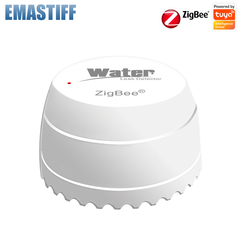 

Alarm Accessories Tuya Zigbee Water Leakage Detector Smart Home Flood Sensor Work With Gateway Support Life APP 230414