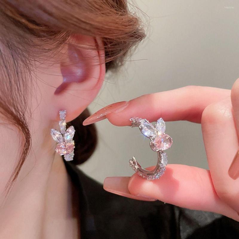 

Stud Earrings Personality Mini C Shape Sweet Creative Fashion Geometric
