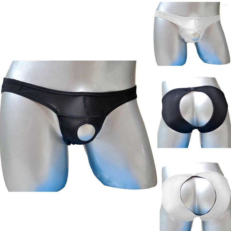 

Underpants Underwear Ice Transparent Open Sexy Buttocks Men's Men Boxers Pack Vibe Modern Fit Cute, White
