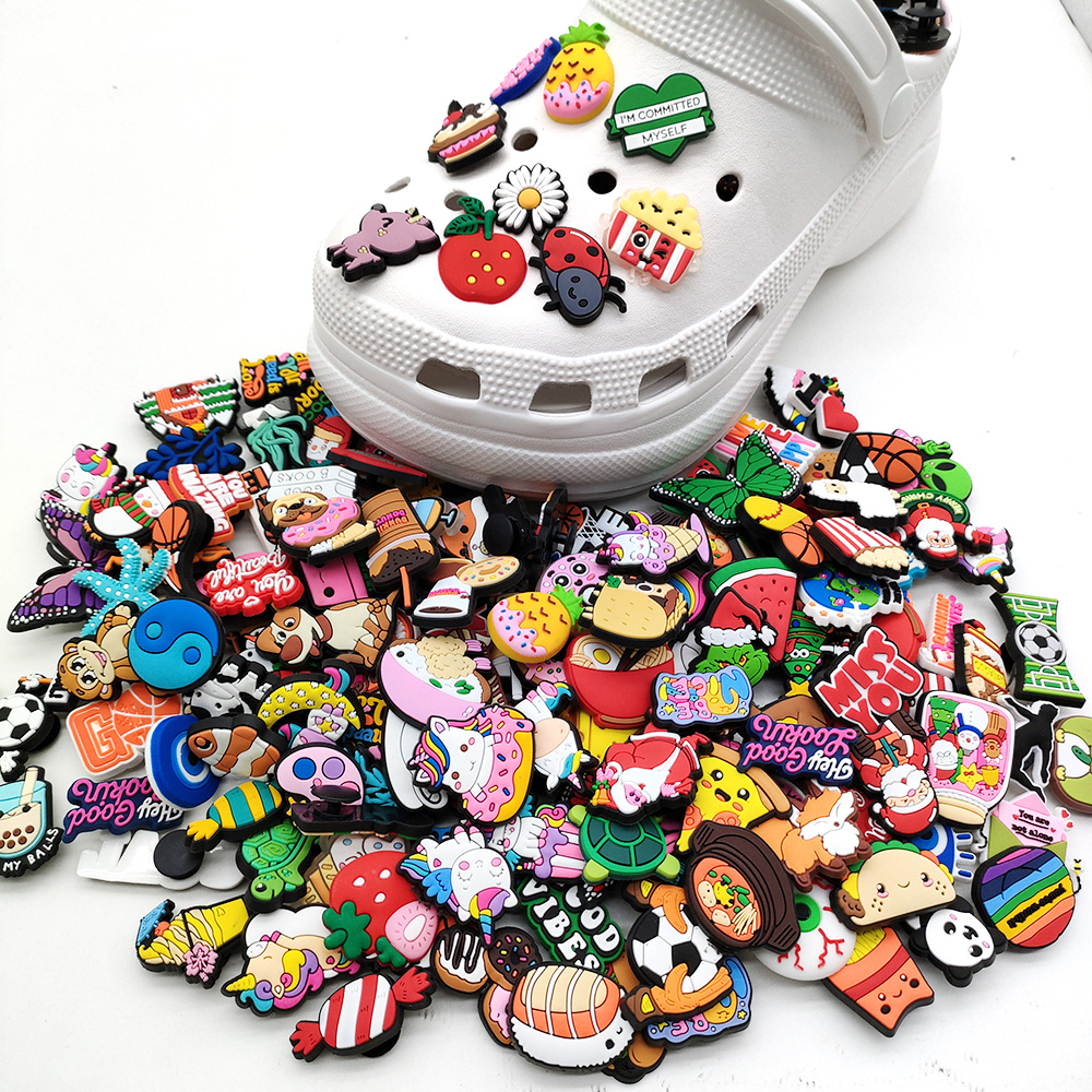 

Other Wholesale Random 20300Pcs Shoe Charms Cute Cartoon Jibz Decoration For Croc Buckle Accessories Kids Gift Drop Delivery Otrfd