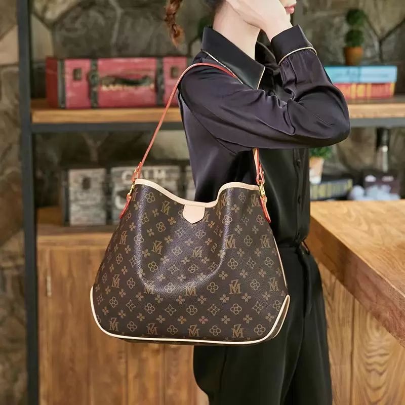 

Luxury Designer 3A Handbag Shoulder Bag Ladies Messenger Bag Fashion Classic Wallet Clutch Soft Leather women bags, Deep brown