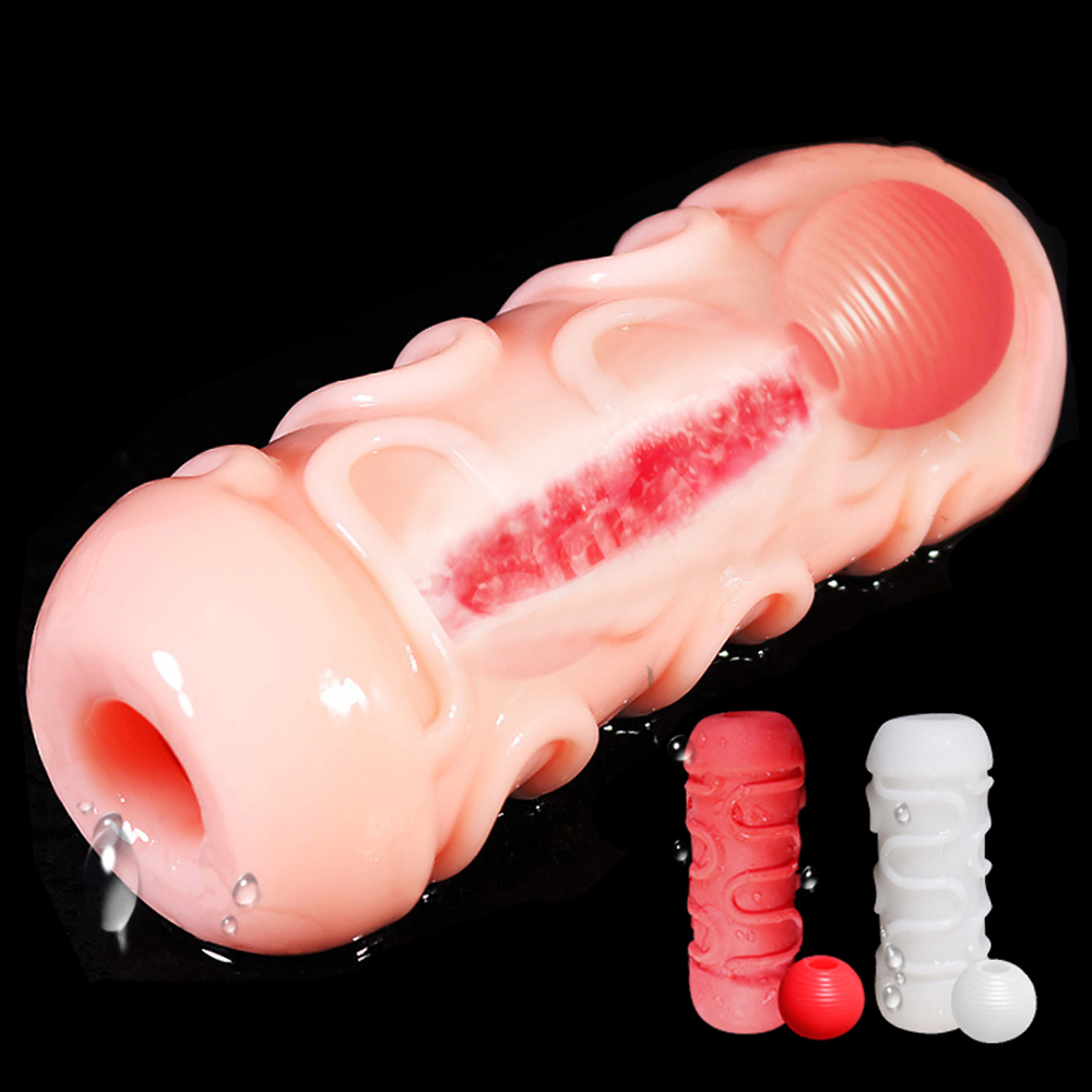 

Fabric Sex Toys for Men 3D Realistic Male Masturbator Soft Silicone Pocket Pussy with Vaginal Vibrating Ball Masturbation Cup An