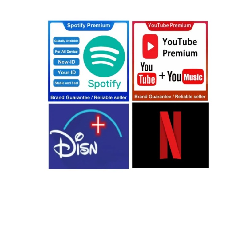 

2023 Spotify Premium Youtube Premium Netflix 4K UHD Account DlsnyPlus Account Sale Customer service is 24 hours