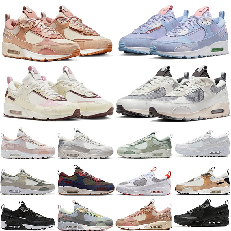 

90 90s Futura Men Women Running Shoes Cobalt Bliss Soft Pink Grey Pastel ed Accents Sail and Silver Triple Black White Tan Scrap Medium Olive Trainers Sports Sneakers, Color#3