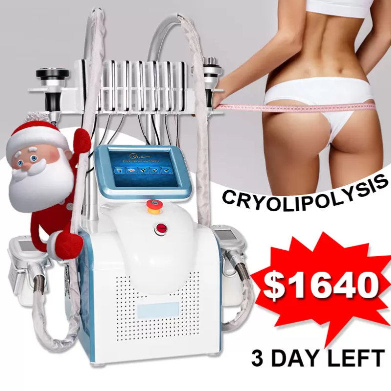 

Slimming Machine Cryolipolysis Fat Freeze Cryo Skin Cool Machine Unique Massager Removal Cavitation Radiofrequency Body Slim Treatment
