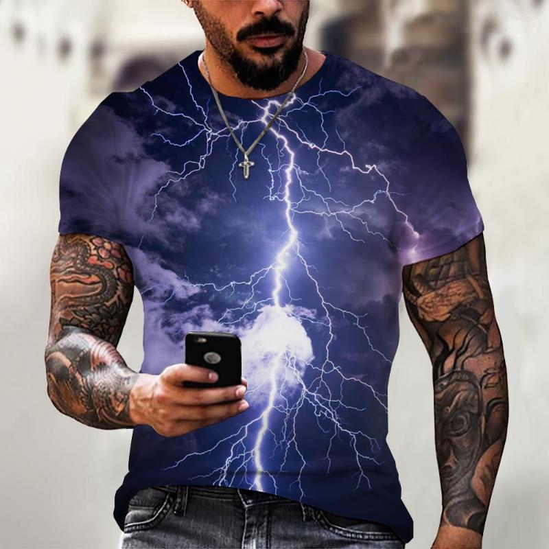 

Men' T Shirts Men' T-shirt Flash Print Street Trend Fashion Harajuku Top Summer O Neck Short Sleeve Oversized For Cool Clothing, Myldxz210-0382