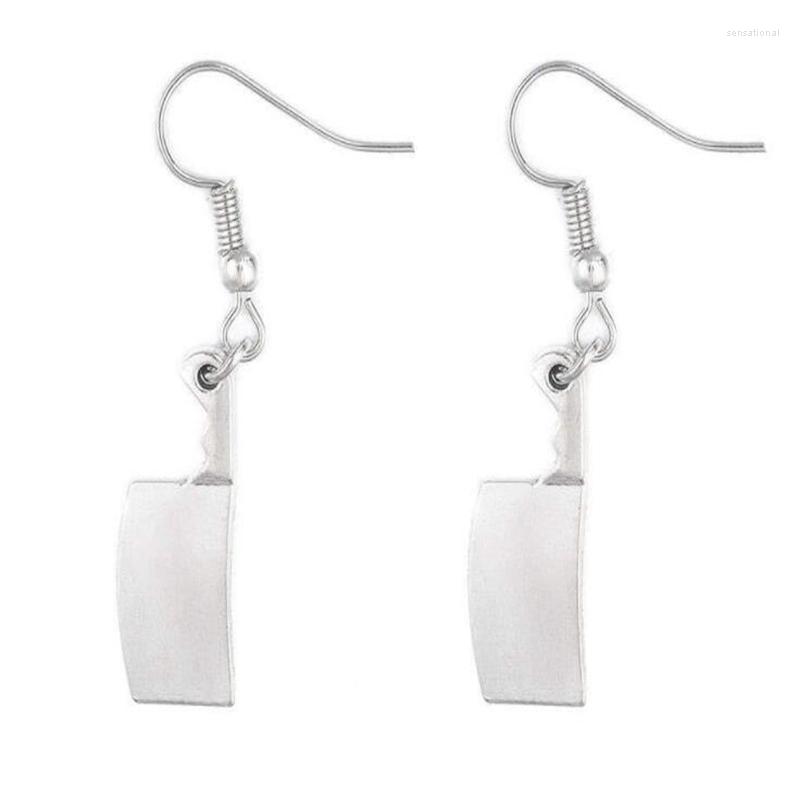

Dangle Earrings Punk Kitchen Knife Dog Drop Hook Hammer Wrench Butterfly Peanut Pendant For Women Girl Jewelry Bijoux