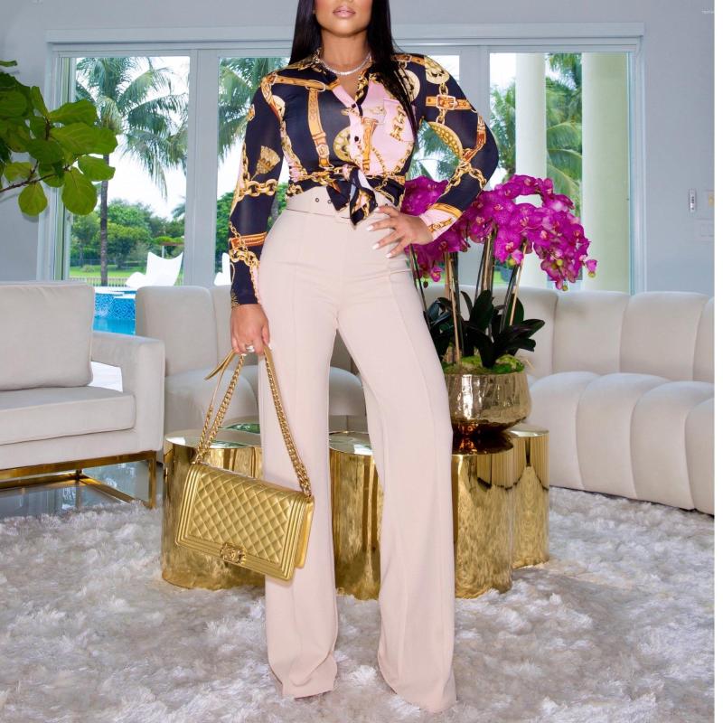 

Women' Blouses 2023 Autumn And Winter Temperament Commuter Fashion Lapel V Collar British Casual Print Shirt, Pink