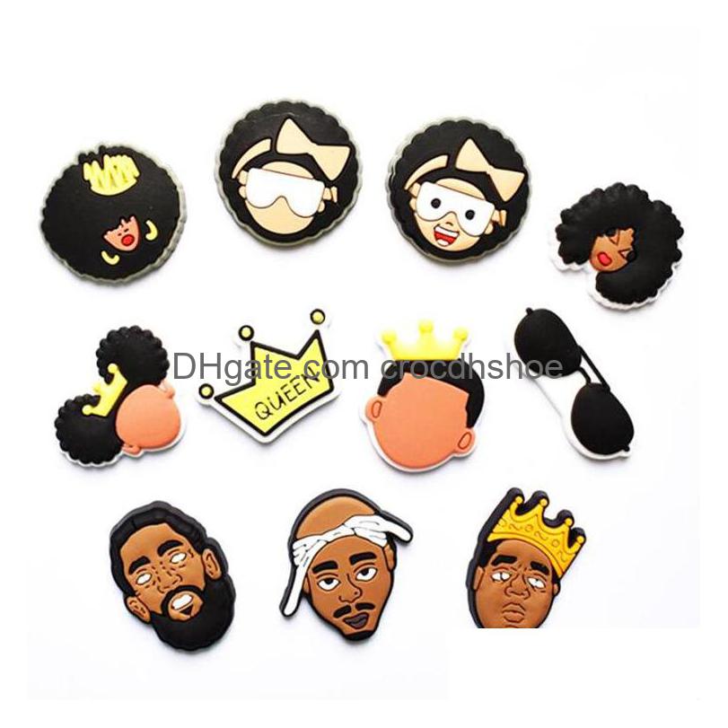 

Shoe Parts Accessories Pvc Croc Charms Shoes Soft Rubber Decoration Buckle Clog Charm Drop Delivery Otsyf
